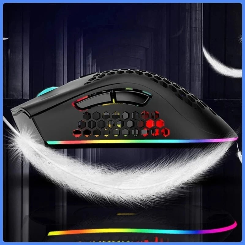 Ratón Inalámbrico Recargable para Juegos BM600 RGB para PC