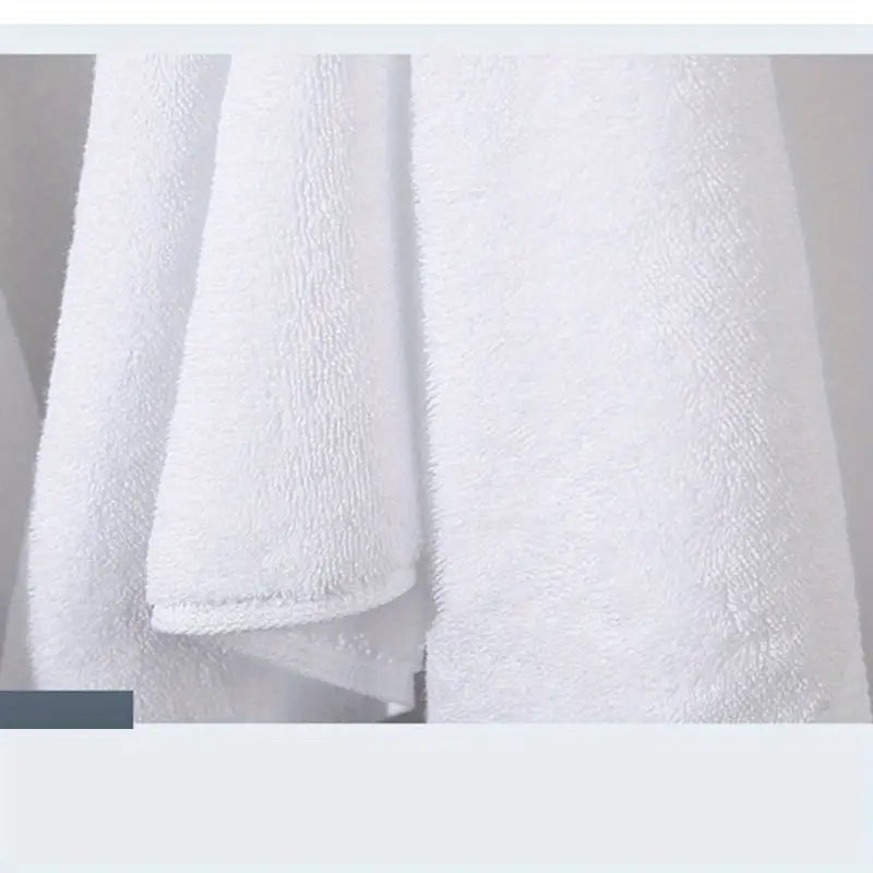 Toalla de Mano Blanca de Algodón Súper Absorbente y Gruesa (1pc)