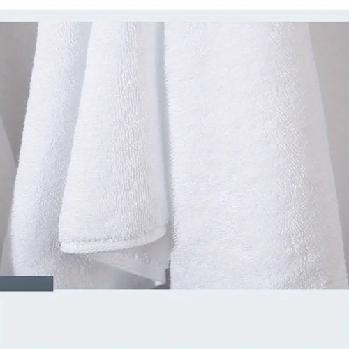 Toalla de Mano Blanca de Algodón Súper Absorbente y Gruesa (1pc)