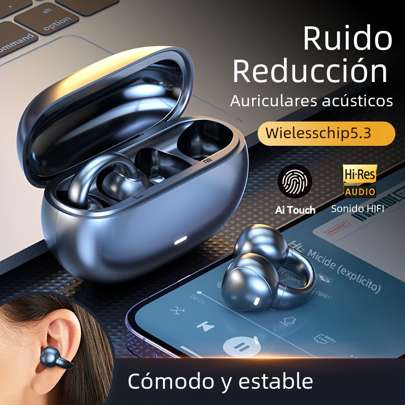 Cascos Inalambricos M55 Bone Conduction Bluetooth Earbuds