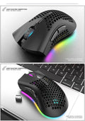 Ratón Inalámbrico Recargable para Juegos BM600 RGB para PC