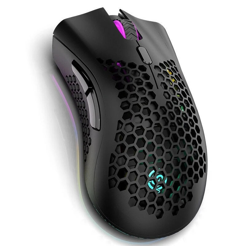 Ratón Inalámbrico Recargable para Juegos BM600 RGB para PC