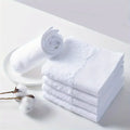 Toalla de Mano Blanca de Algodón Súper Absorbente y Gruesa (1pc)